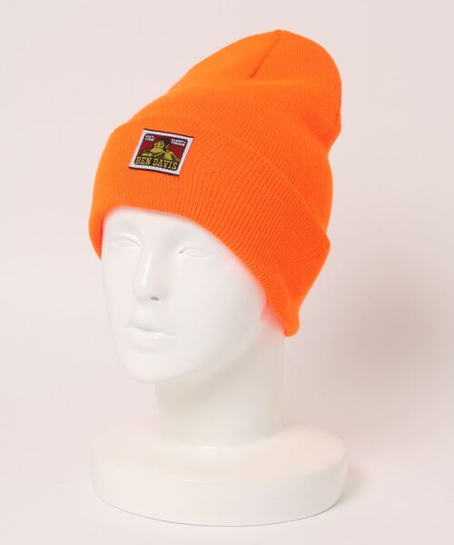 BEN DAVIS（ベンデイビス）の「《BEN DAVIS USA》MADE IN USA KNIT CAP（ニットキャップ/ビーニー・メンズ・イエロー/オレンジ・FREE）」の4枚目の写真