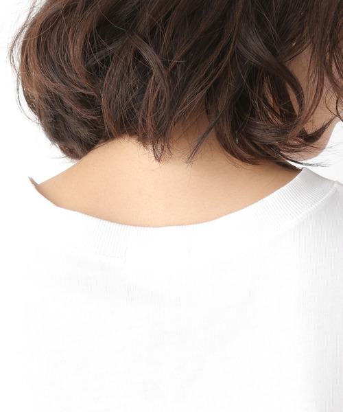 LEPSIM（レプシィム）の「ワイドBIGロンT 925187（Tシャツ/カットソー・レディース・ブラック/オフホワイト/カーキ/イエロー・FREE）」の15枚目の写真