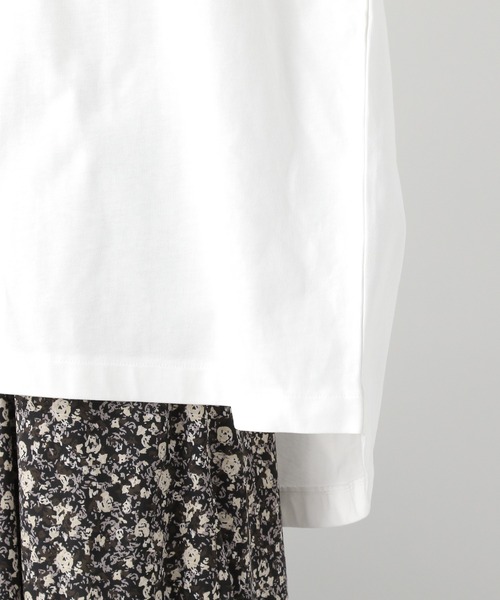 LEPSIM（レプシィム）の「ワイドBIGロンT 925187（Tシャツ/カットソー・レディース・ブラック/オフホワイト/カーキ/イエロー・FREE）」の14枚目の写真