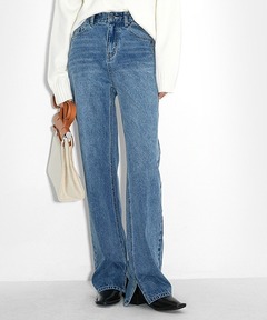 SIDE SWITCH 2WAY RIBBON DENIM PANTS（デニムパンツ）｜Ameri（アメリ