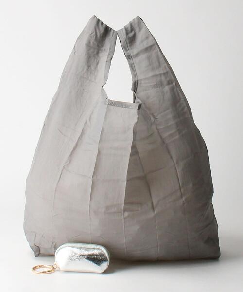 THE STATION STORE（ザ ステーション ストア）の「＜SOLEIL＞COPAN エコバッグ（エコバッグ/サブバッグ・レディース・ライトブルー/グレー/ピンク/シルバー/ゴールド・FREE）」の4枚目の写真