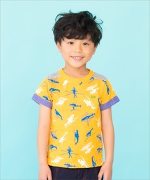 RAGMART（ラグマート）の「総柄 プリントＴシャツヘリコプター（Tシャツ/カットソー・キッズ）」