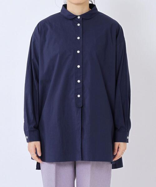 coen(コーエン)の「USAコットンクラシックシャツ#(シャツ/ブラウス・レディース・ライトピンク/ベージュ/ネイビー・FREE)」の13枚目の写真