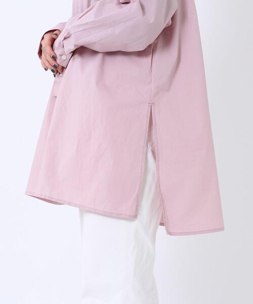 coen(コーエン)の「USAコットンクラシックシャツ#(シャツ/ブラウス・レディース・ライトピンク/ベージュ/ネイビー・FREE)」の8枚目の写真