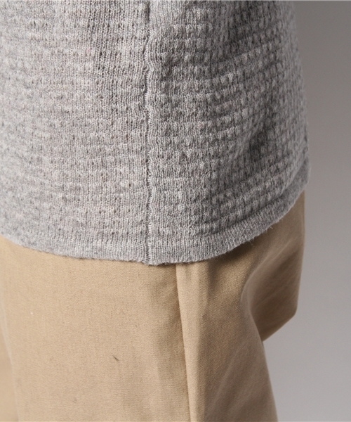 Schott(ショット)の「Schott/ショット/THERMAL KNIT SKULL/サーマル ニット スカル(ニット/セーター・メンズ・ブラック/グレー・SMALL/LARGE/MEDIUM)」の4枚目の写真