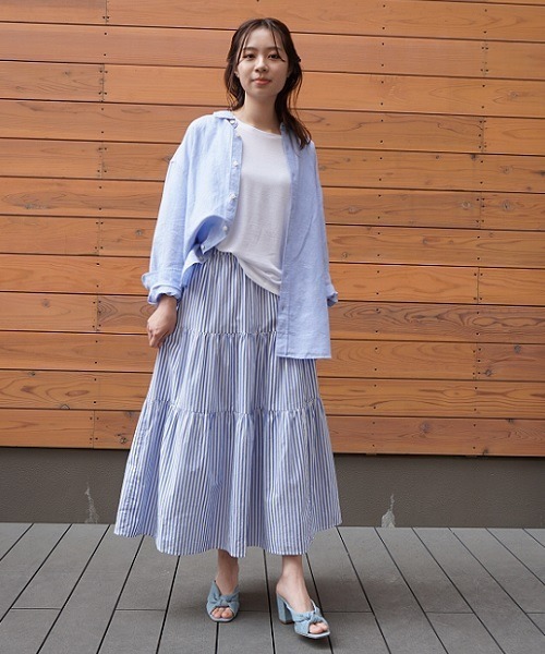 ブラウス シャツ BANANA REPUBLIC FACTORY STORE　　日本限定 リネンブレンド オーバーサイズシャツ レディース セール】BANANA REPUBLIC FACTORY STORE 日本限定 リネン