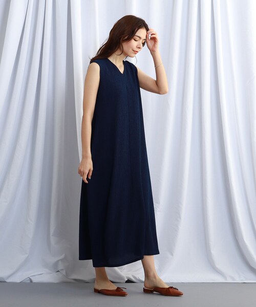 JET（ジェット）の「◆ペチコート付きプリーツジャージフレアワンピース（ワンピース・レディース・ブラック/ネイビー/レッド系1・04）」の13枚目の写真