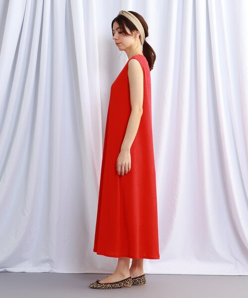 JET（ジェット）の「◆ペチコート付きプリーツジャージフレアワンピース（ワンピース・レディース・ブラック/ネイビー/レッド系1・04）」の19枚目の写真