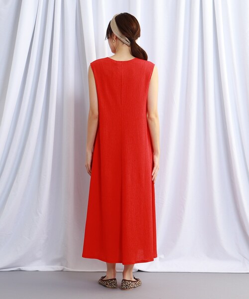 JET（ジェット）の「◆ペチコート付きプリーツジャージフレアワンピース（ワンピース・レディース・ブラック/ネイビー/レッド系1・04）」の20枚目の写真