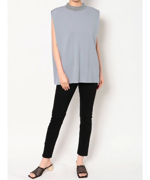 LAGUNAMOON（ラグナムーン）の「タックショルダーニットプルオーバー（ニット/セーター・レディース・ブラック/ベージュ/ブルー・FREE）」の11枚目の写真