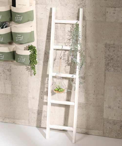 LBC（エルビーシー）の「【ZOZO限定】ウッド・ラダー（その他雑貨・レディース・ブラウン/ホワイト・FREE）」の2枚目の写真