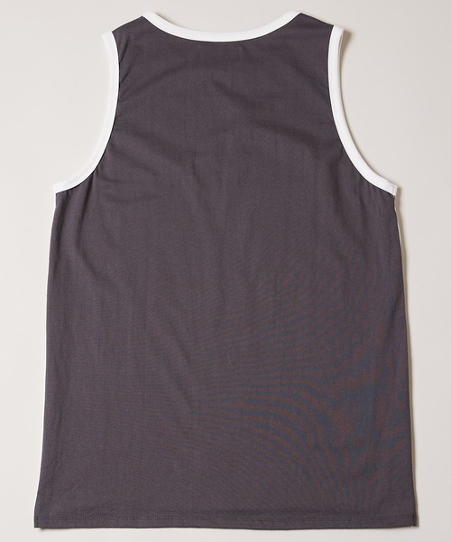 AIVER(アイバー)の「AIVER 天竺2トーンロングタンクトップ(タンクトップ・メンズ・ホワイト/チャコールグレー/ライトグレー/ブルー・MEDIUM/LARGE)」の9枚目の写真