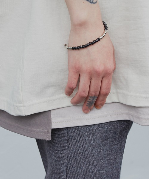 AIVER(アイバー)の「AIVER 天竺2トーンロングタンクトップ(タンクトップ・メンズ・ホワイト/チャコールグレー/ライトグレー/ブルー・MEDIUM/LARGE)」の11枚目の写真