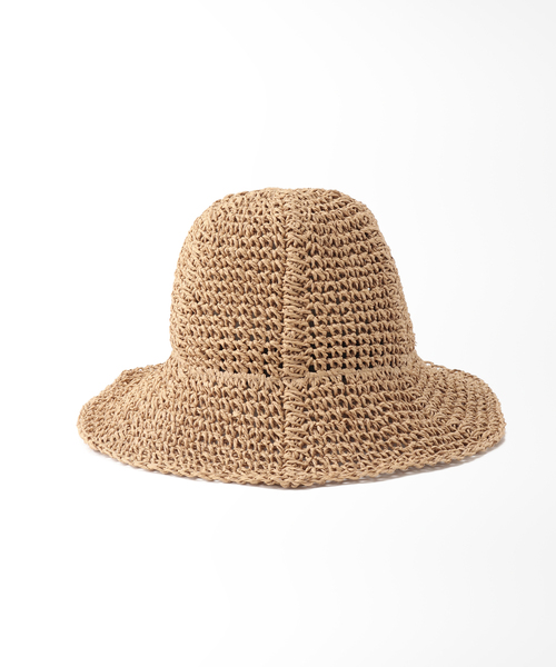 Simplicite（サンプリシテ）の「ペーパーバケットハット◆（ハット・レディース・ベージュ/キャメル/ブラック・FREE）」の19枚目の写真