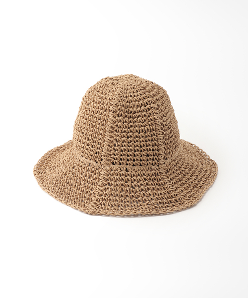 Simplicite（サンプリシテ）の「ペーパーバケットハット◆（ハット・レディース・ベージュ/キャメル/ブラック・FREE）」の21枚目の写真