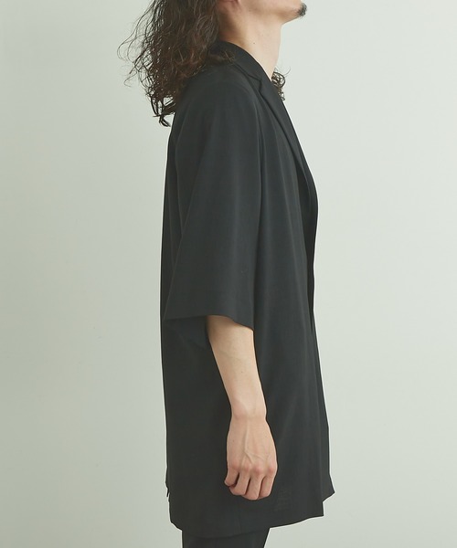 Lui's（ルイス）の「8分袖ビッグジャケット（テーラードジャケット・メンズ・ブラック/イエロー/ラベンダー・FREE）」の16枚目の写真