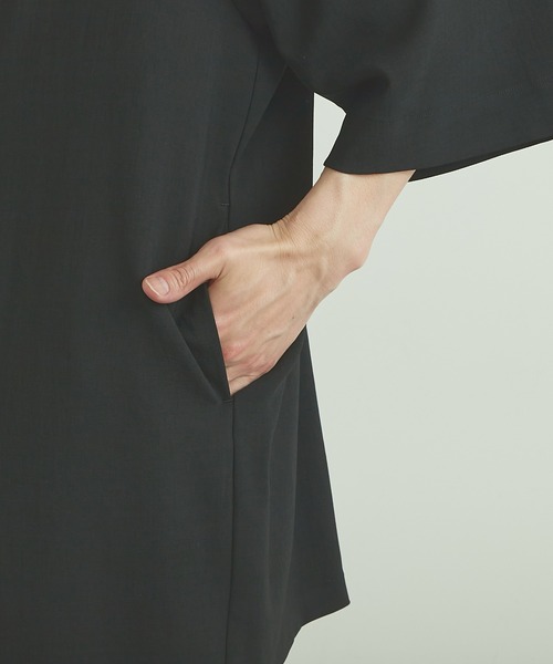 Lui's（ルイス）の「8分袖ビッグジャケット（テーラードジャケット・メンズ・ブラック/イエロー/ラベンダー・FREE）」の13枚目の写真