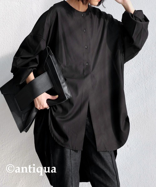 フロントスリットシャツ