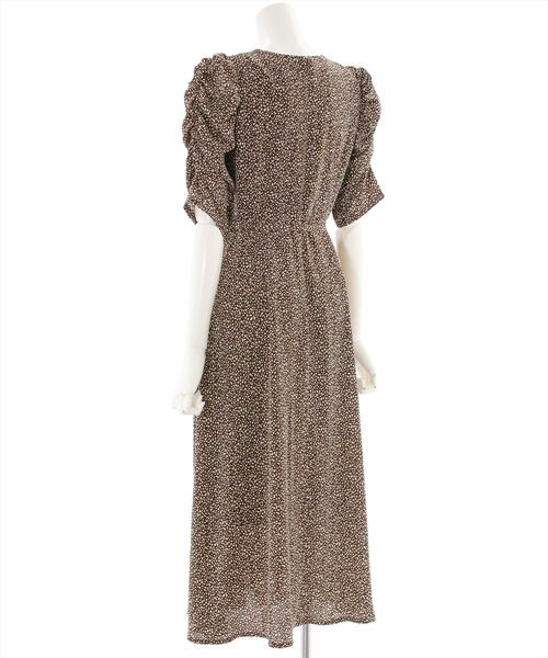clear(クリア)の「ダルメシアンギャザースリーブワンピース(ワンピース・レディース・ブラウン/オフホワイト/ライトブラウン・F)」の14枚目の写真