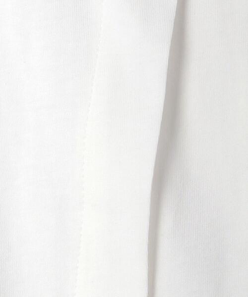 MAISON MAVERICK PRESENTS(メゾンマベリックプレゼンツ)の「<MAISON MAVERICK PRESENTS>ショルダーカットTシャツ :(Tシャツ/カットソー・レディース・ホワイト/ベージュ・38)」の19枚目の写真