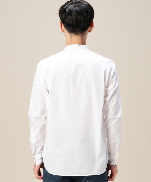 BEAUTY&YOUTH UNITED ARROWS(ビューティーアンドユースユナイテッドアローズ)の「BY プレーン バンドカラー シャツ§◇(シャツ/ブラウス・メンズ・ライトブルー/オフホワイト・SMALL/X-SMALL/MEDIUM/X-LARGE/LARGE)」の13枚目の写真