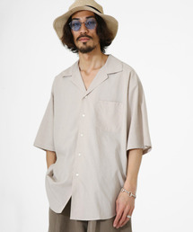 PORT BY ARK | PORT BY ARK / ポートバイアーク：Open Collar SS Shirt：PO09-SH003[COR](シャツ/ブラウス)