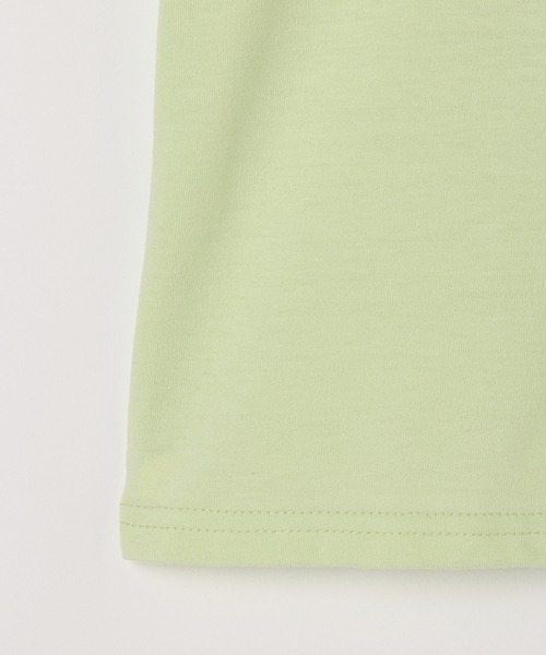 LOVETOXIC（ラブトキシック）の「サークルバックロゴプリント半袖Tシャツ（Tシャツ/カットソー・キッズ・オフホワイト/モカ/ライトグリーン・130cm/150cm/140cm/160cm）」の5枚目の写真