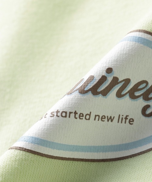 LOVETOXIC（ラブトキシック）の「サークルバックロゴプリント半袖Tシャツ（Tシャツ/カットソー・キッズ・オフホワイト/モカ/ライトグリーン・130cm/150cm/140cm/160cm）」の19枚目の写真