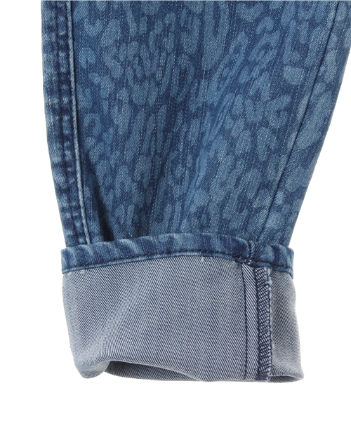 GIORDANO（ジョルダーノ）の「[GIORDANO]レオパード柄デニムスキニーパンツ（デニムパンツ・レディース・インディゴブルー/ライトインディゴブルー・29inch/27inch/26inch）」の9枚目の写真