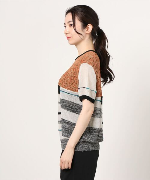 A PUPIL（アピューピル）の「A PUPIL CMB SWTR（ニット/セーター・レディース・オレンジ・SMALL）」の2枚目の写真