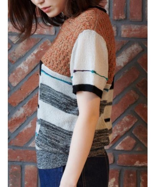 A PUPIL（アピューピル）の「A PUPIL CMB SWTR（ニット/セーター・レディース・オレンジ・SMALL）」の4枚目の写真