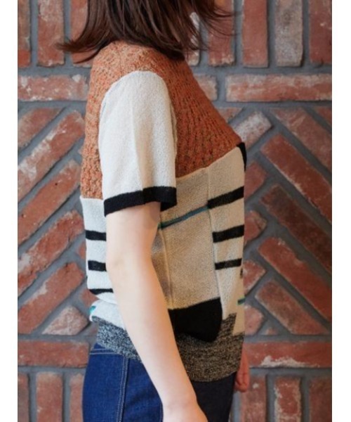 A PUPIL（アピューピル）の「A PUPIL CMB SWTR（ニット/セーター・レディース・オレンジ・SMALL）」の6枚目の写真