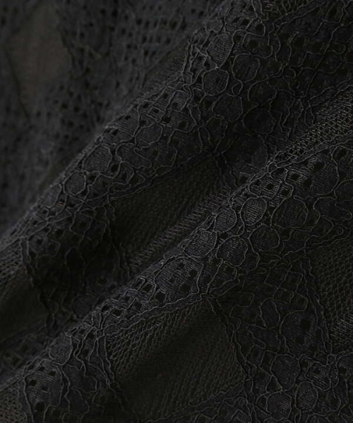 N.（N. Natural Beauty Basic）（エヌエヌナチュラルビューティーベーシック）の「◆レース前掛け風ブラウス（シャツ/ブラウス・レディース・ホワイト/ブラック・MEDIUM）」の21枚目の写真