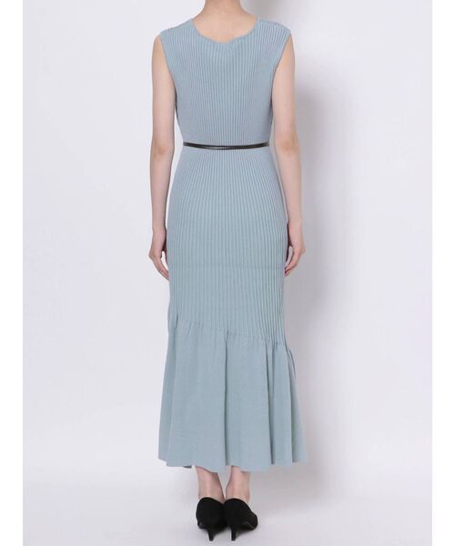 MERCURYDUO（マーキュリーデュオ）の「ベルト付アシメマーメイドリブニットワンピース（ワンピース・レディース・ブラウン/ブルー/ベビーピンク・FREE）」の21枚目の写真