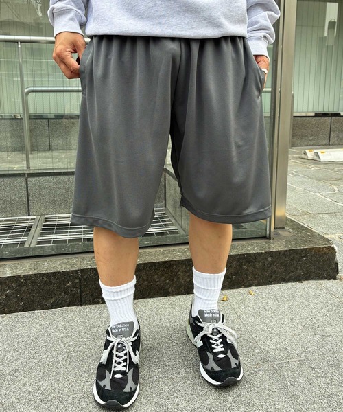 Printstar(プリントスター)の「【Printstar】mesh dry shorts / メッシュ ドライハーフパンツ UVカット バギーショーツ 速乾 UVカット 00325(その他パンツ・メンズ・ホワイト/ブラック/ネイビー/オリーブ/ダークグレー/グレー/ターコイズブルー/パープル/ロイヤルブルー/オレンジ/バーガンディー/グリーン/レッド/イエロー/ピンク・LL/S/M/L/3L)」の4枚目の写真