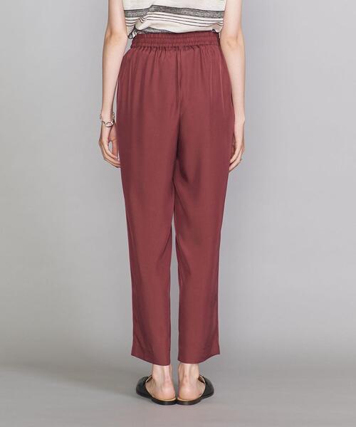 BEAUTY&YOUTH UNITED ARROWS(ビューティーアンドユースユナイテッドアローズ)の「BY ツイルドローストイージー パンツ 2 -ウォッシャブル-(その他パンツ・レディース・ダークブラウン/ワインレッド/ブラウン・SMALL/MEDIUM/LARGE)」の10枚目の写真