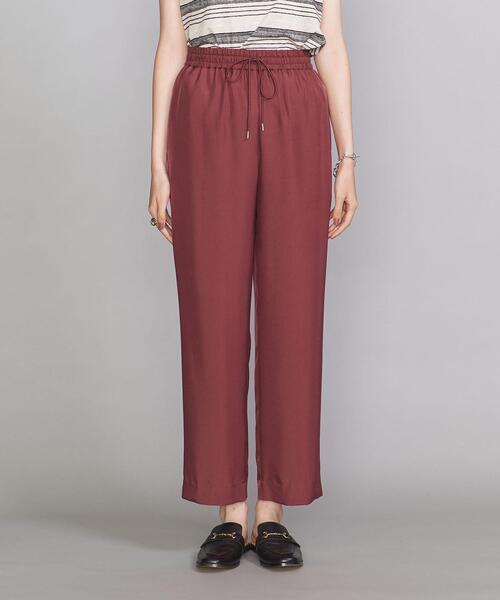 BEAUTY&YOUTH UNITED ARROWS(ビューティーアンドユースユナイテッドアローズ)の「BY ツイルドローストイージー パンツ 2 -ウォッシャブル-(その他パンツ・レディース・ダークブラウン/ワインレッド/ブラウン・SMALL/MEDIUM/LARGE)」の18枚目の写真