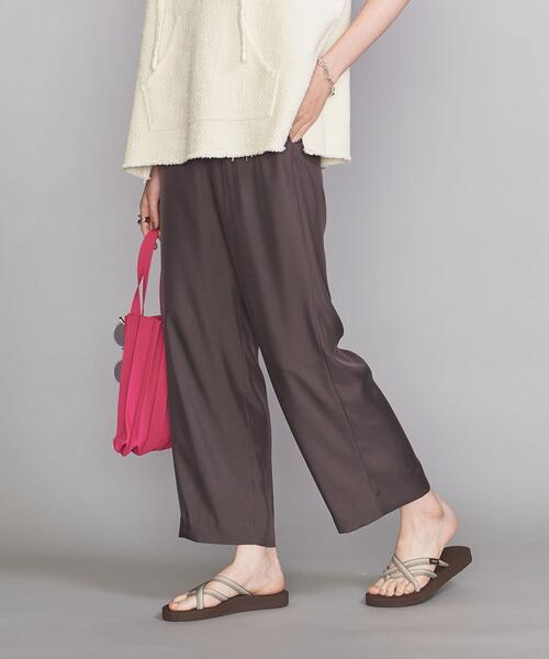 BEAUTY&YOUTH UNITED ARROWS(ビューティーアンドユースユナイテッドアローズ)の「BY ツイルドローストイージー パンツ 2 -ウォッシャブル-(その他パンツ・レディース・ダークブラウン/ワインレッド/ブラウン・SMALL/MEDIUM/LARGE)」の16枚目の写真