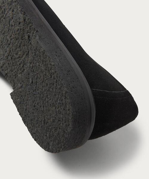 SOLOVIERE（ソロヴィエール）の「＜JACQUES SOLOVIERE （ジャック ソロヴィエール）＞ SUEDE ALEXIS/スリッポン†（スリッポン・メンズ・ダークブラウン/ブラック・42/40/43/41）」の6枚目の写真