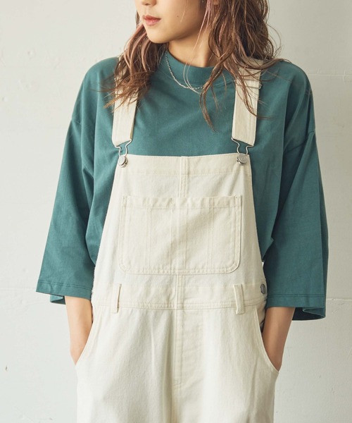 WEGO(ウィゴー)の「WEGO/【ZOZOTOWN&一部店限定】コットンワイドモックネックTシャツ(Tシャツ/カットソー・レディース・ホワイト/ブラック/パープル/ワイン/グリーン/ライトブラウン・FREE)」の10枚目の写真