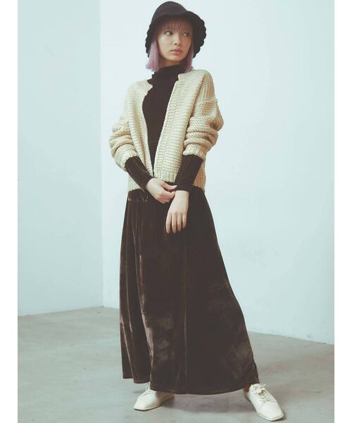 merry jenny（メリージェニー）の「Foilニットカーディガン（カーディガン/ボレロ・レディース・シルバー/ゴールド・FREE）」の22枚目の写真