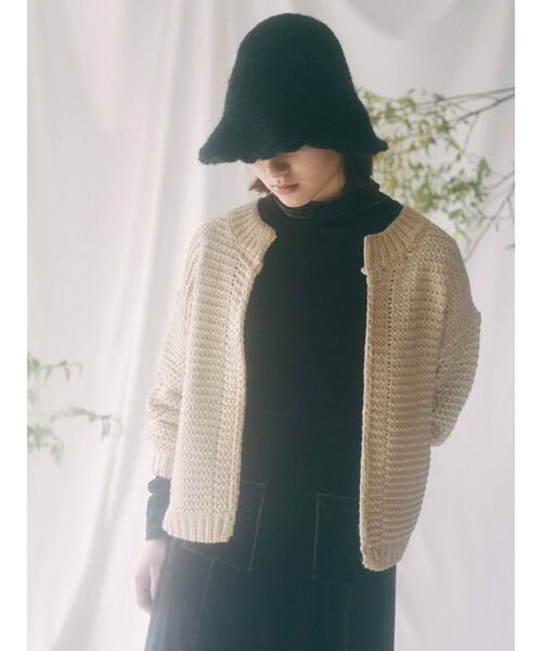 merry jenny（メリージェニー）の「Foilニットカーディガン（カーディガン/ボレロ・レディース・シルバー/ゴールド・FREE）」の11枚目の写真