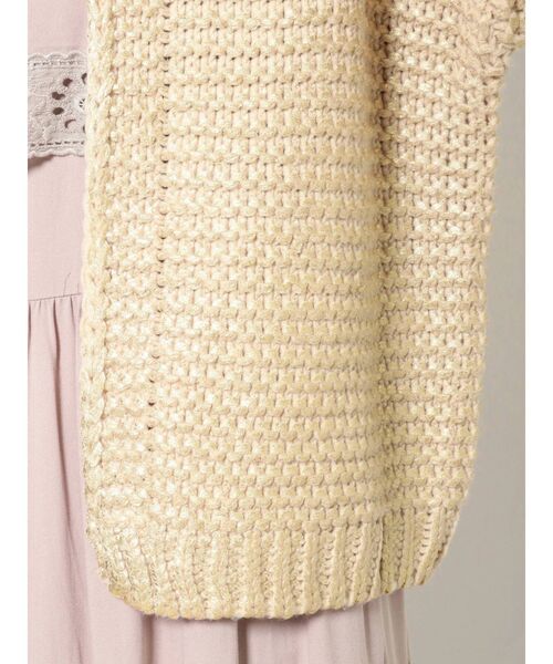 merry jenny（メリージェニー）の「Foilニットカーディガン（カーディガン/ボレロ・レディース・シルバー/ゴールド・FREE）」の20枚目の写真