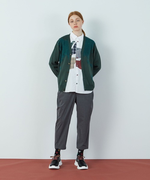 FRAPBOIS(フラボア)の「マップシャツ(シャツ/ブラウス・レディース・ホワイト/グレー・2/1/3)」の22枚目の写真