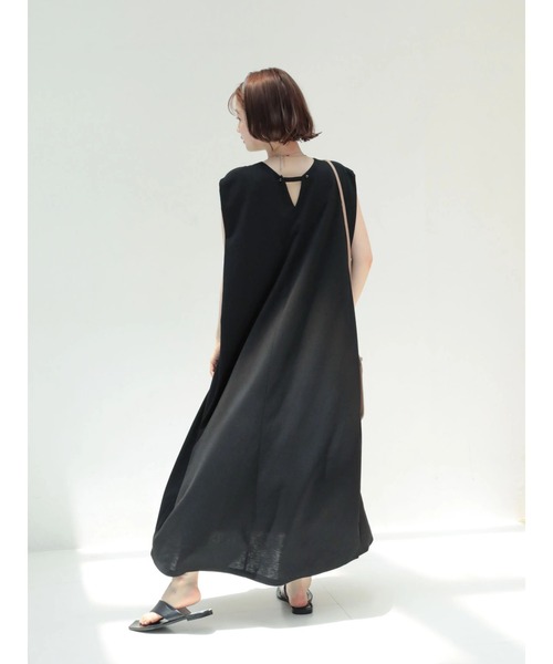 AMERICAN HOLIC（アメリカンホリック）の「Aラインノースリーブワンピース（ワンピース・レディース・ブラック/ブルーグリーン・M/L）」の12枚目の写真