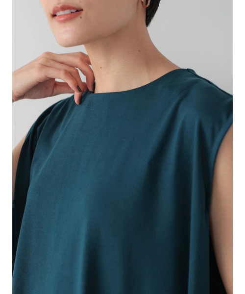 AMERICAN HOLIC（アメリカンホリック）の「Aラインノースリーブワンピース（ワンピース・レディース・ブラック/ブルーグリーン・M/L）」の7枚目の写真