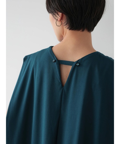 AMERICAN HOLIC（アメリカンホリック）の「Aラインノースリーブワンピース（ワンピース・レディース・ブラック/ブルーグリーン・M/L）」の9枚目の写真