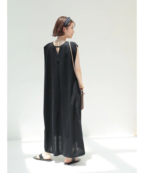 AMERICAN HOLIC（アメリカンホリック）の「Aラインノースリーブワンピース（ワンピース・レディース・ブラック/ブルーグリーン・M/L）」の13枚目の写真