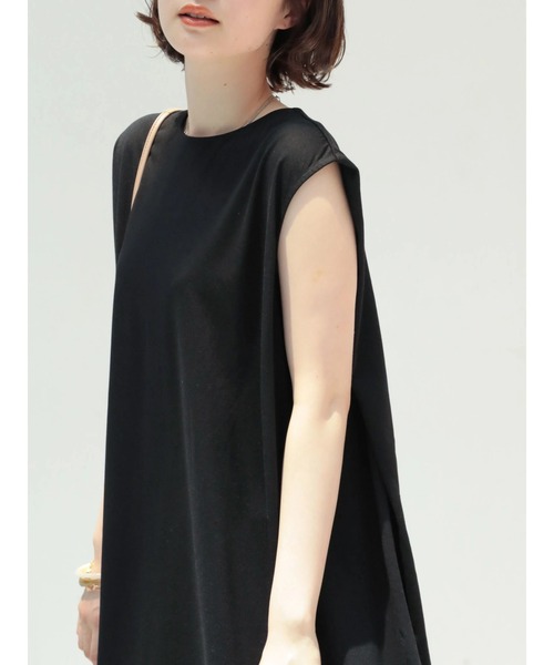 AMERICAN HOLIC（アメリカンホリック）の「Aラインノースリーブワンピース（ワンピース・レディース・ブラック/ブルーグリーン・M/L）」の14枚目の写真