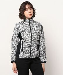 【 ENVOY / エンボイ 】デジカモプリント ストレッチブルゾン レディース ウェア ジャケット ブルゾン ゴルフ スポーツ